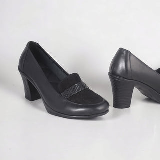 Comfortable high heels shoes/ genuine leather 100 % -8422