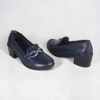 Women’s Low Heels Mid Square (100 %genuine leather) -8456
