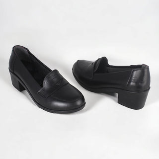 Women’s Low Heels Mid Square (100 %genuine leather) -8427