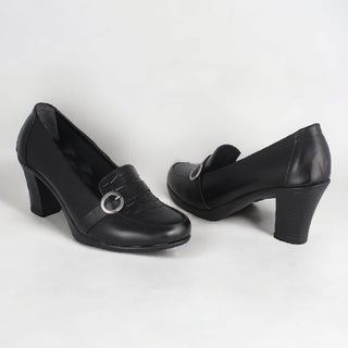 Comfortable high heels shoes/ genuine leather 100 % -8430