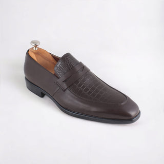 Men  shoes / 100 % genuine leather/ Brown -8609