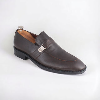 Men  shoes / 100 % genuine leather/ Brown -8612