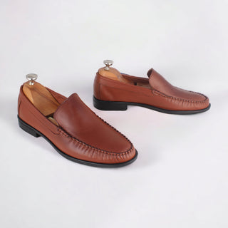 Men  shoes / 100 % genuine leather/ Brown -8613