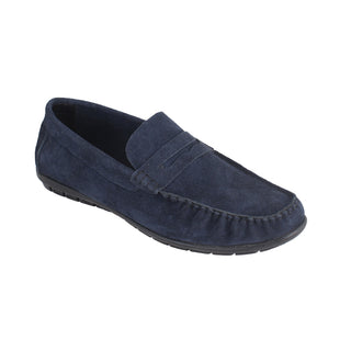 Men  shoes / 100 % genuine leather/ Navy -8525