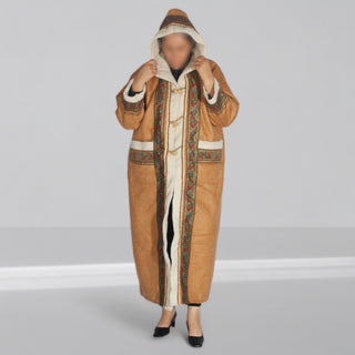 Winter Women's fur  - camel color -8636