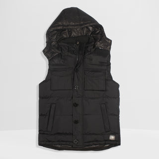 Men Warm winter vest with hoodie -8696