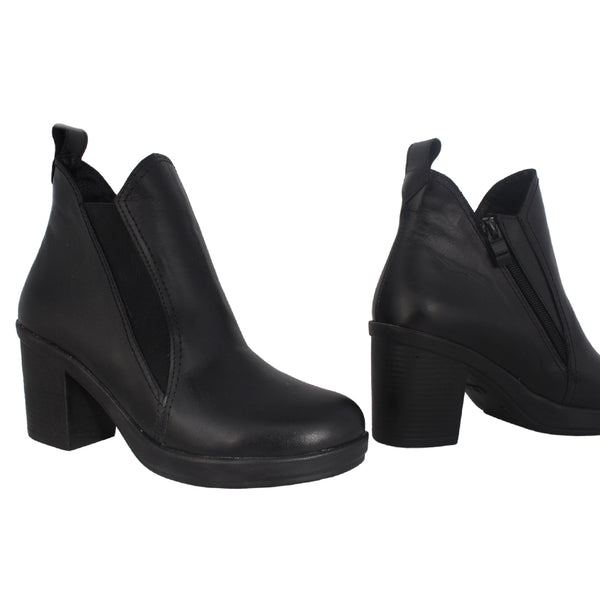 Comfortable women's winter shoes / genuine leather - made in Türkiye -8706