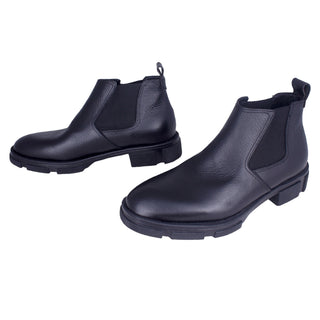 Men  shoes / 100 % genuine leather/ black-8730