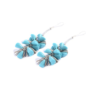 medals Silver  & turquoise Color -1282