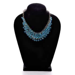 blue necklace  -807