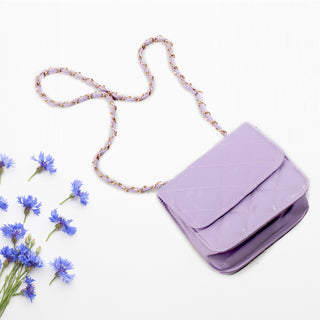 women bag/ purple 17 cm * 14 cm/ made in Turkey -7823