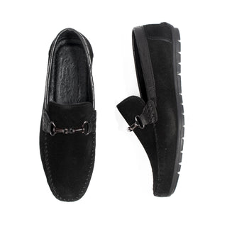 casual topsider shoes / black / made in Turkey -7787