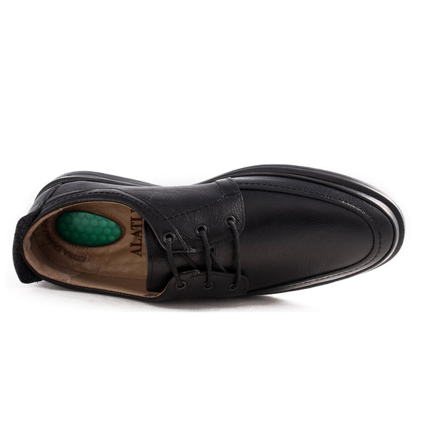 men comfortable medical shoes / black/ made in Turkey-7797