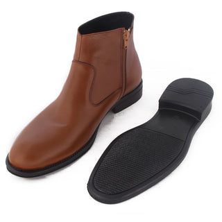 Winter shoes / 100% genuine leather -Honey -7898