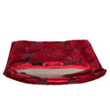 Decorative cushion - black and red/  40 x 40cm -7139