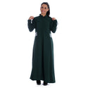 Long Striped Sports Dress / green - free size -7091