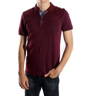 Men's polo t shirt styles- burgundy  / made in Turkey -3368