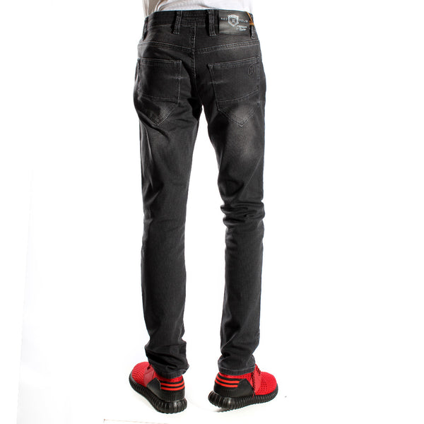 Denim black Pants/ made in turkey -3373