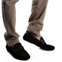 حذاء رجالي عملي توب سايدر/ لون اسود/ صناعة تركية -3390