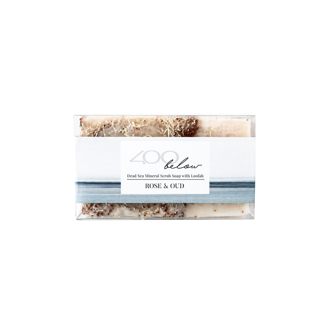 Dead Sea Mineral Scrub Soap with Loofah (Rose & Oud) -404 Dead Sea Mineral Scrub Soap with Loofah (Rose & Oud) -404