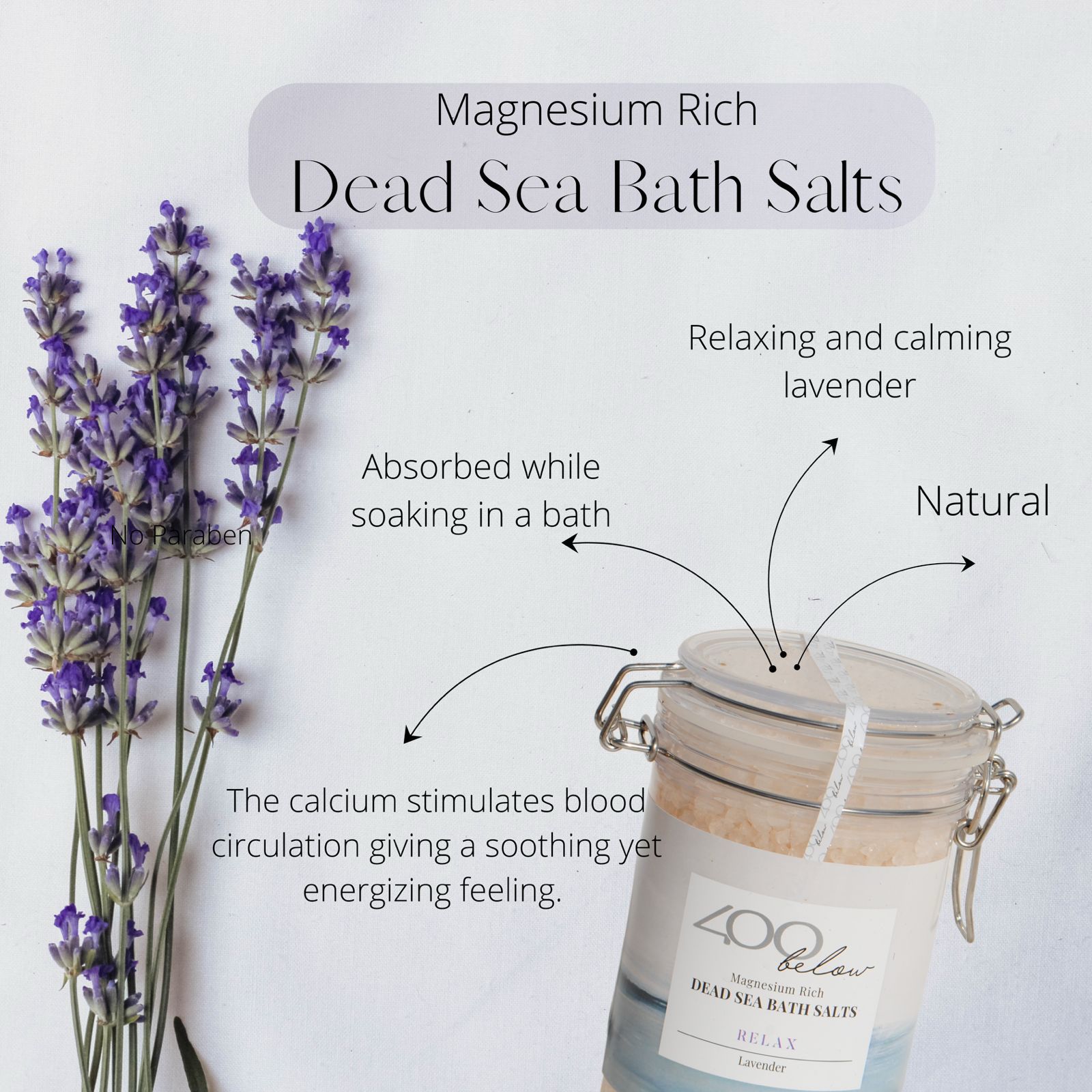 Dead Sea Bath Salts- Relax -410 Dead Sea Bath Salts- Relax -410