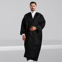 Men's Abaya with Fur Lined/ black -7909