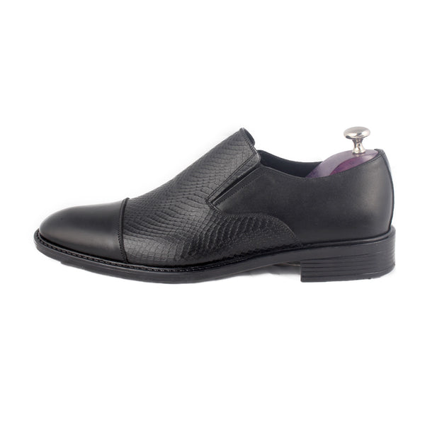 Formal shoes / 100% genuine leather -black -8135