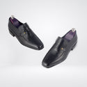 Formal shoes / 100% genuine leather -black -8137