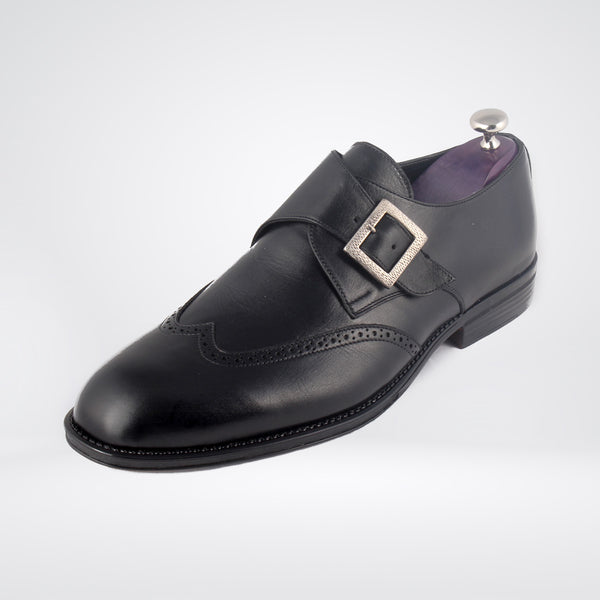 Formal shoes / 100% genuine leather -black -8140