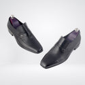 Formal shoes / 100% genuine leather -black -8145