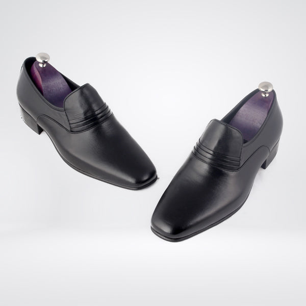 Formal shoes / 100% genuine leather -black -8148
