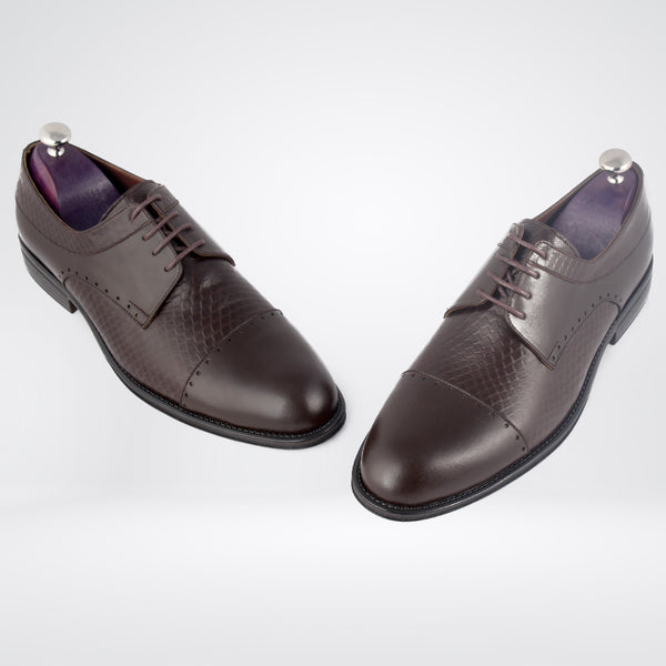 Formal shoes / 100% genuine leather -Brown  -8161