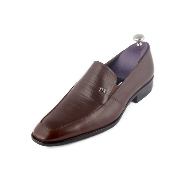 Formal shoes / 100% genuine leather -Brown -8166