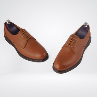 Formal shoes / 100% genuine leather -Honey -8176