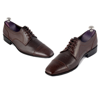Formal shoes / 100% genuine leather -Brown -8184
