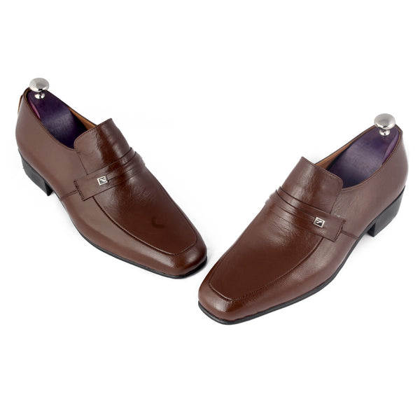 Formal shoes / 100% genuine leather -Brown -8189
