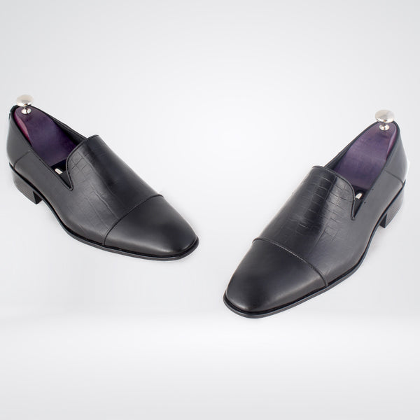 Formal shoes / 100% genuine leather -black -8268