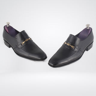Formal shoes / 100% genuine leather -black -8272