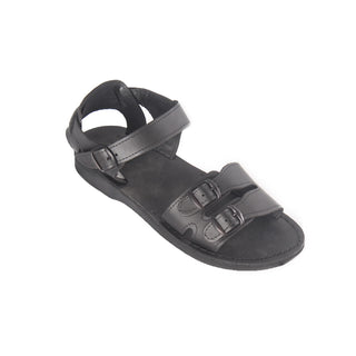 Casual Sandals/ (100 % genuine leather) black -8296