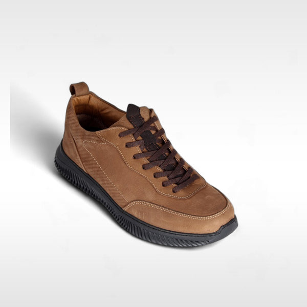 casual shoes 100 % genuine leather / honey -8843