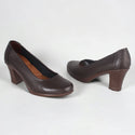 Comfortable high heels shoes/ genuine leather 100 % -8442