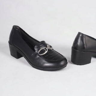 Women’s Low Heels Mid Square (100 %genuine leather) -8426