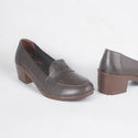 Women’s Low Heels Mid Square (100 %genuine leather) -8444