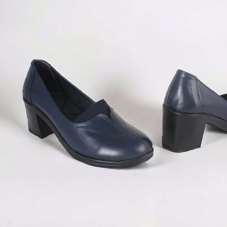Comfortable high heels shoes/ genuine leather 100 % -8457