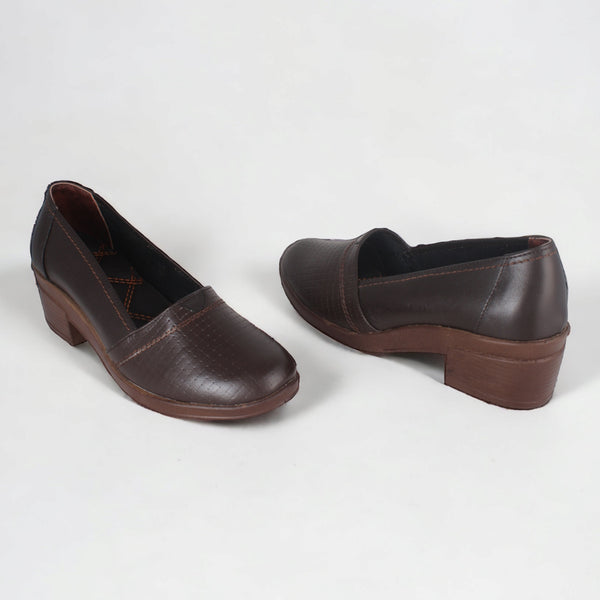 Women’s Low Heels Mid Square (100 %genuine leather) -8445