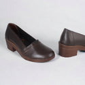 Women’s Low Heels Mid Square (100 %genuine leather) -8445
