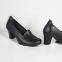 Comfortable high heels shoes/ genuine leather 100 % -8431