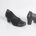 Comfortable high heels shoes/ genuine leather 100 % -8432