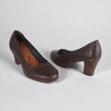 Comfortable high heels shoes/ genuine leather 100 % -8449