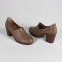 Comfortable high heels shoes/ genuine leather 100 % -8420